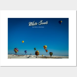 White Sands Hot Air Balloon Invitational Posters and Art